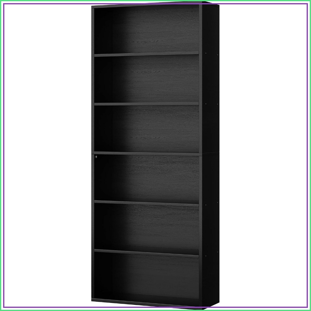 Display Stand Wood - 6-Tier Open Bookcase, 70.6