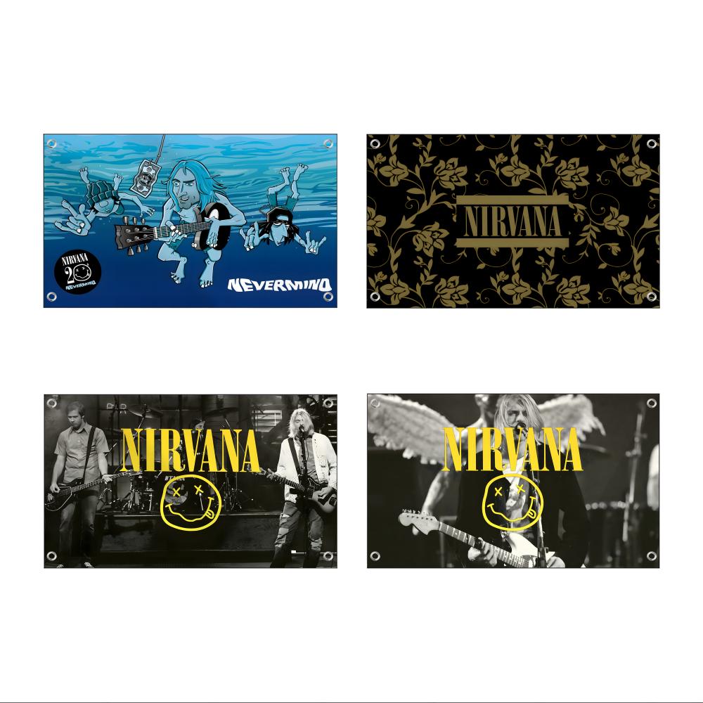 Bonsai Rock Garden - Alternative Rock N-n-nirvana BAND Flags Custom