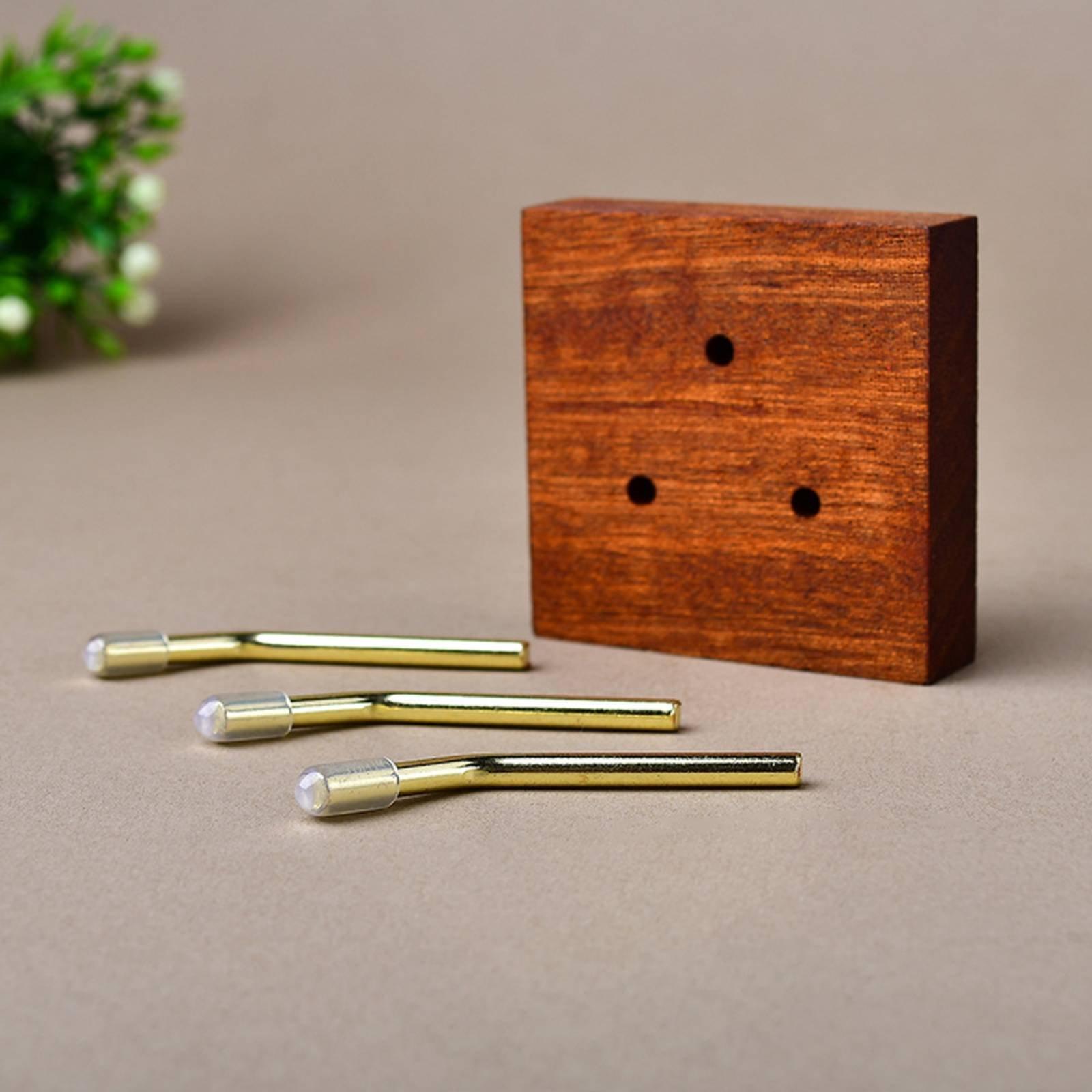 Display Stand Wood - Solid Wood Crystal Base Stand Tripod