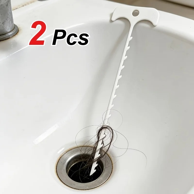 2 PCS Flexible Plastic Drainag - Root Hook Tool review and price