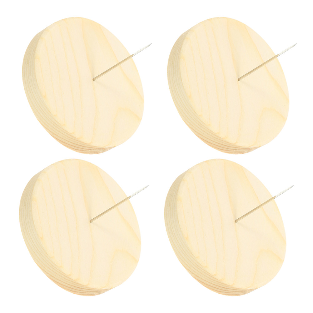 4Pcs Wool Felt Needle Felting  - Display Stand Wood review and price