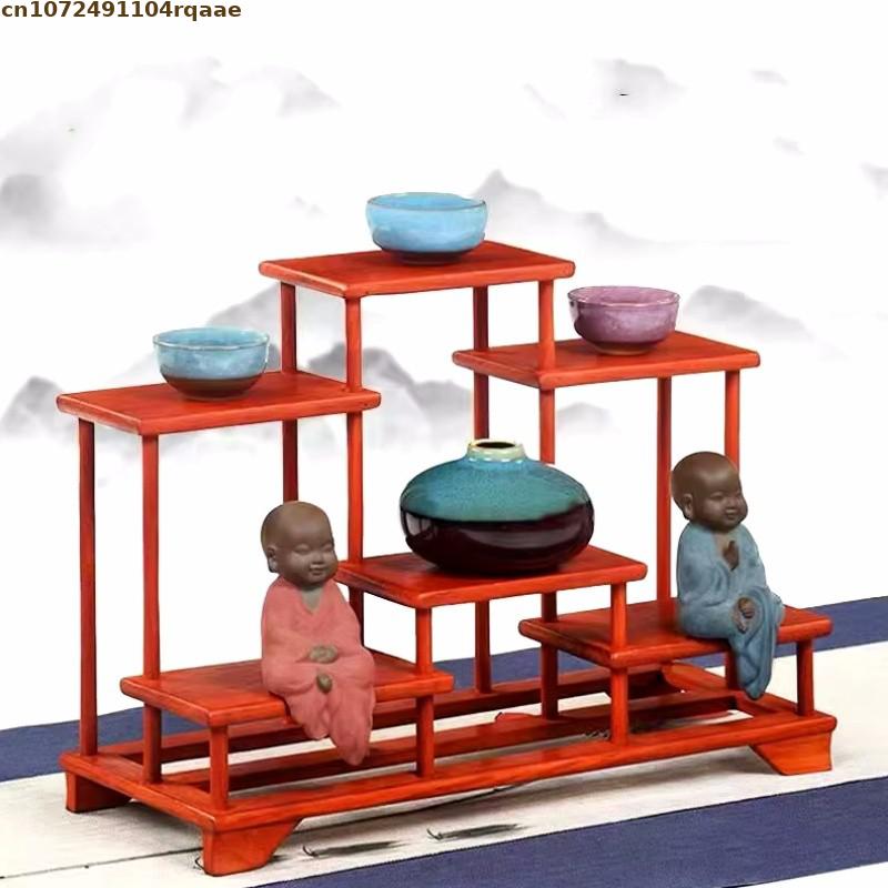 Wooden Flower Pot Holder Plant - Bonsai Garden Display Stands review and price