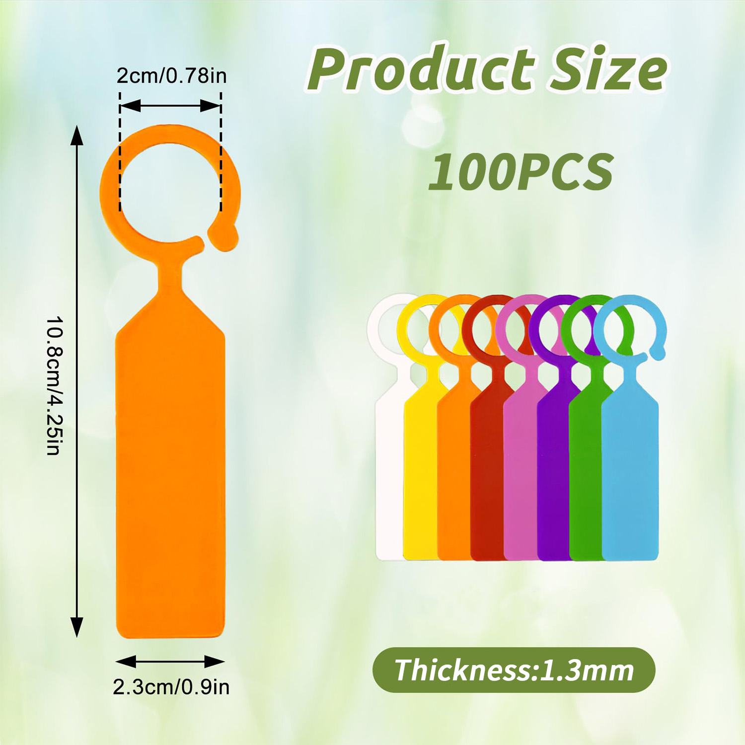 100PCS 10.7x2.3CM Plastic Gard - Bonsai Garden Design review and price