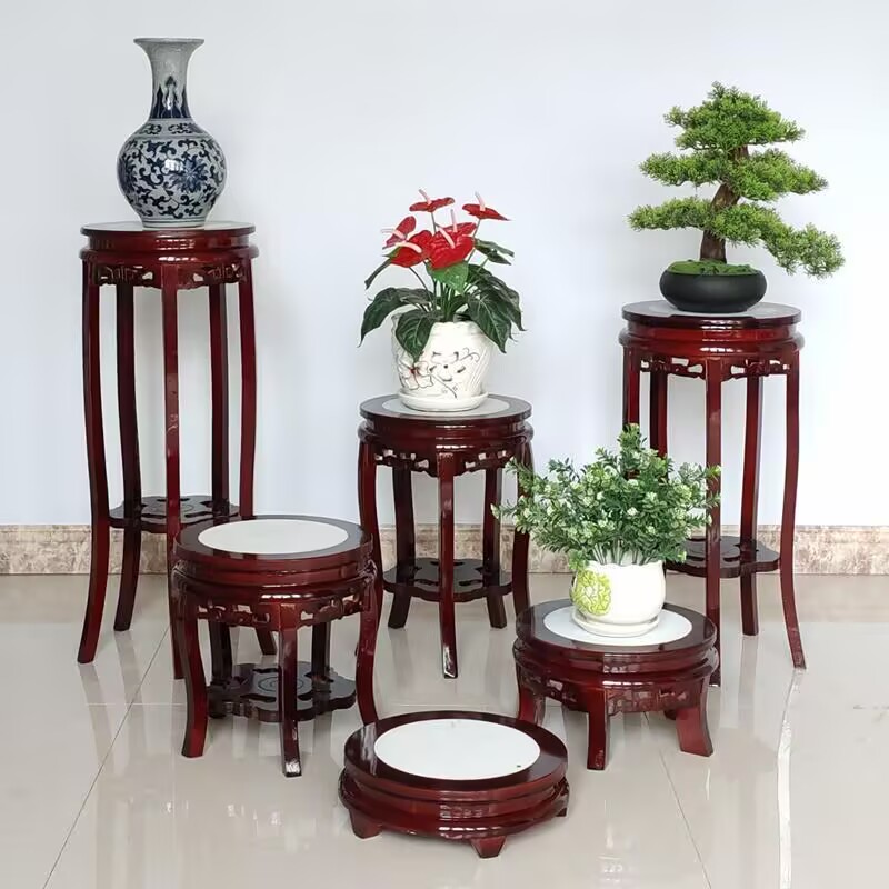 Ebony Wood Round Table Crafts  - Bonsai Garden Display Stands review and price