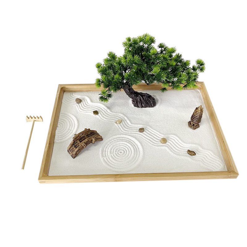 Japanese Zen Garden for Desk W - Bonsai Zen Garden Kit review and price