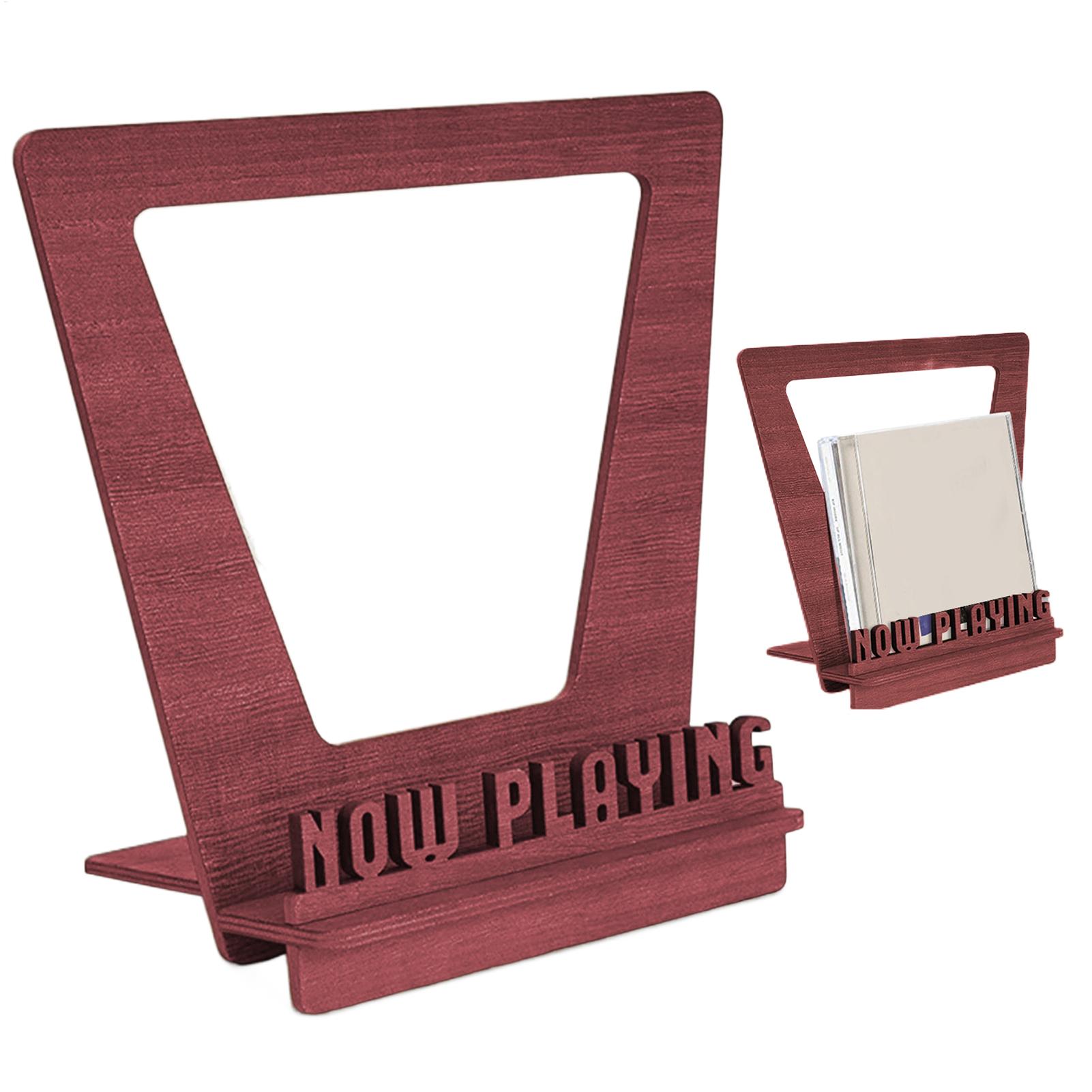 Wooden Record Holder Playing W - Display Stand Wood review and price