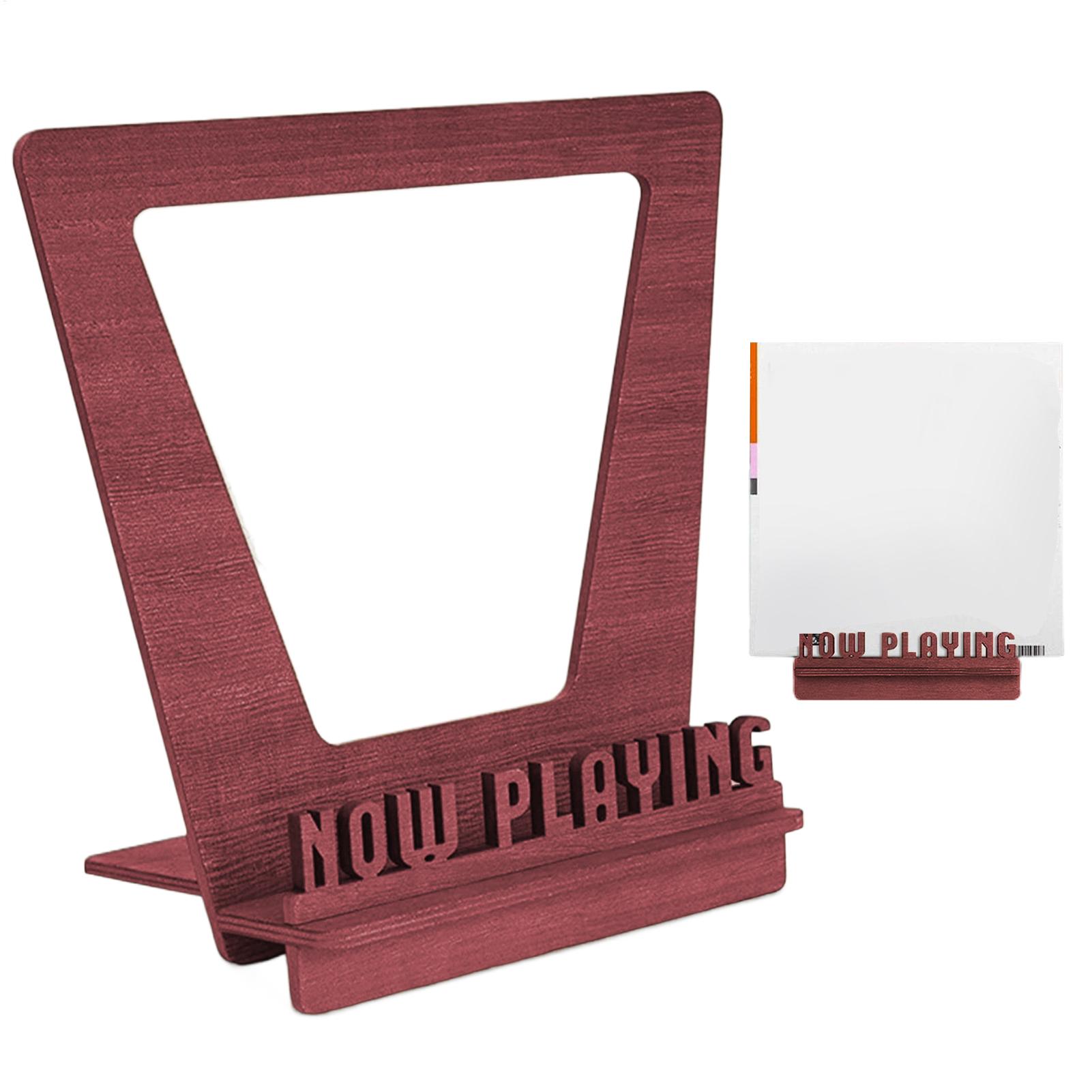 Wooden Record Holder Playing W - Display Stand Wood review and price