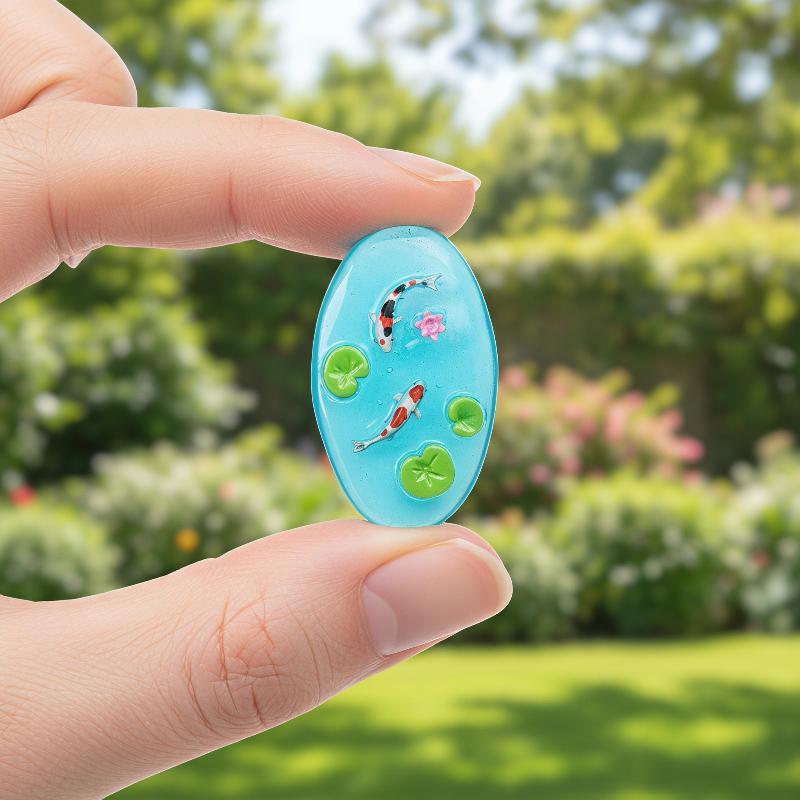 Mini Resin Pond Ornaments With - Bonsai Garden Design review and price