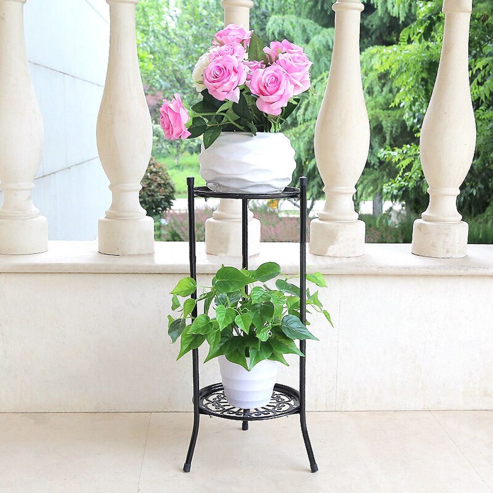 2 Tier Elegant Planter Display - Bonsai Garden Display Stands review and price