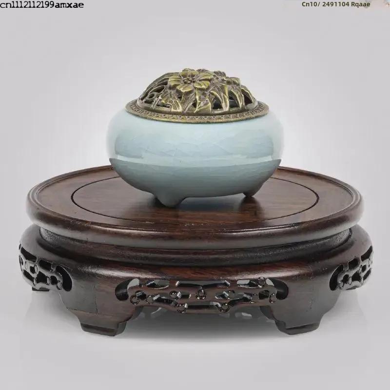 Ebony Wood Round Table Crafts  - Bonsai Garden Display Stands review and price
