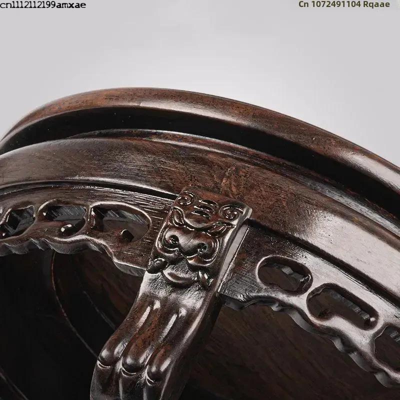 Ebony Wood Round Table Crafts  - Bonsai Garden Display Stands review and price