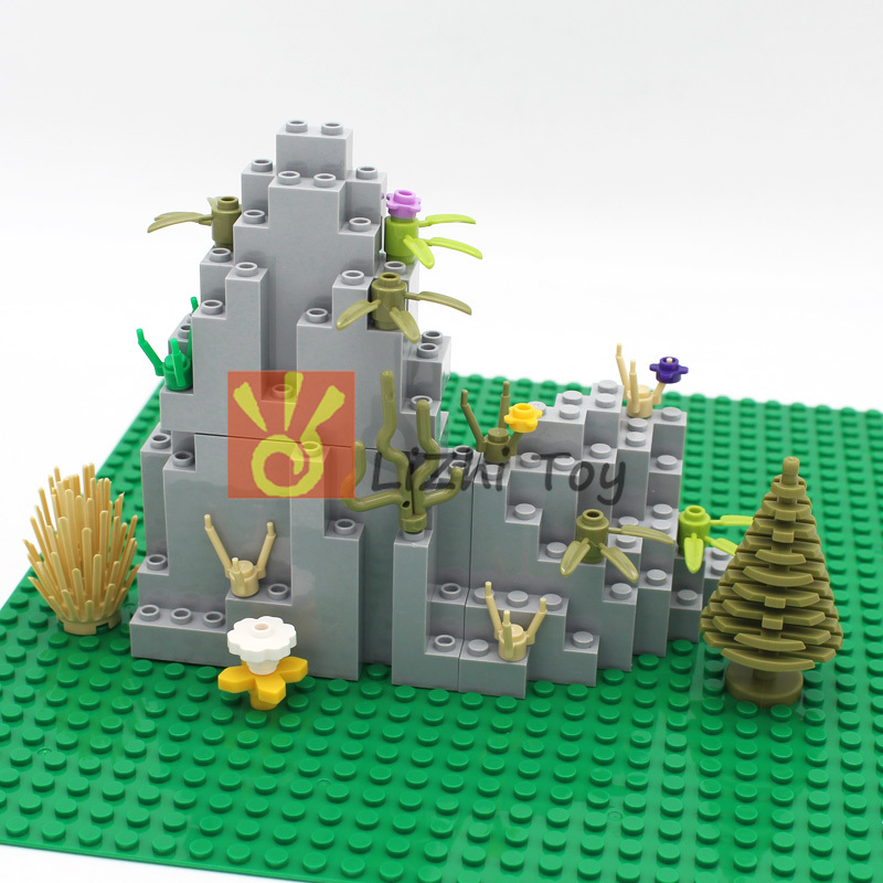 MOC Bricks Castle Mountain Roc - Bonsai Rock Garden review and price